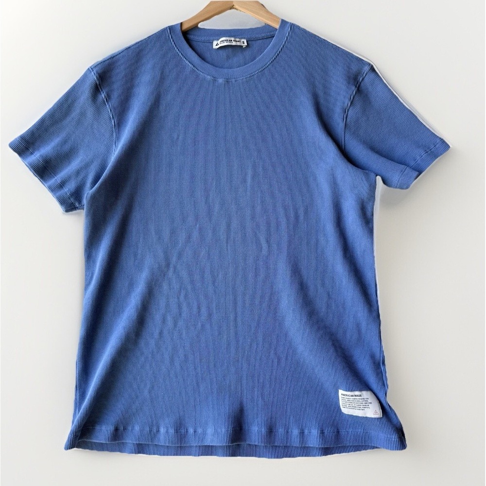 American Giant Waffle Crew Tee‎ T-Shirt Mens Size Small Short Sleeve